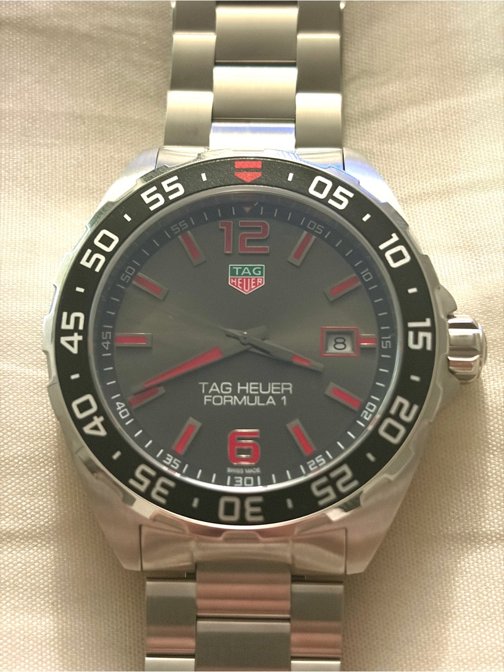 TAG HEUER FORMULA 1 ANTHRACITE DIAL WATCH FOR MEN - WAZ1018.BA0842